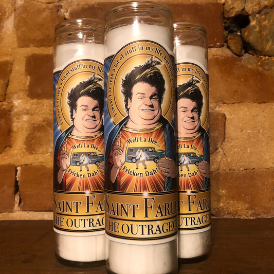 Saint Farley The Outrageous Candle Cleaverandblade.com