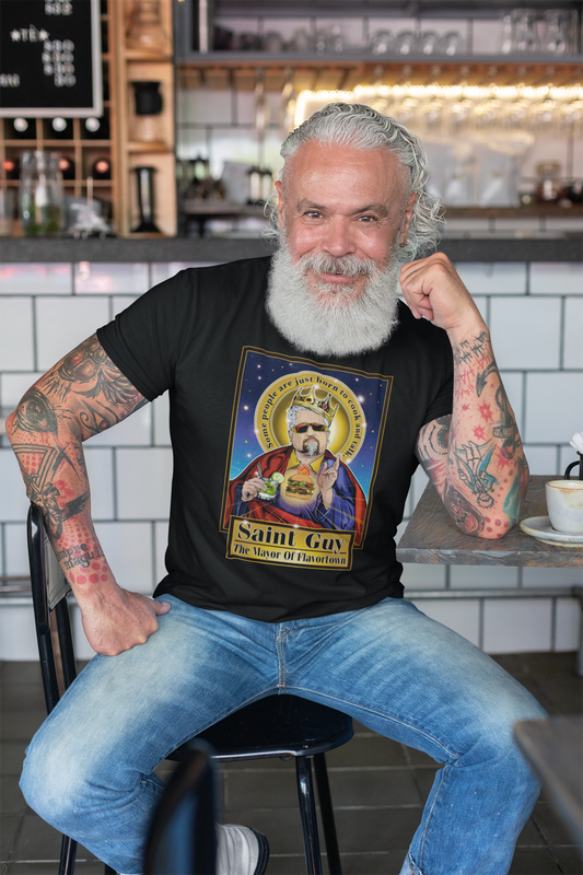Saint Guy Fieri T-Shirt Cleaverandblade.com