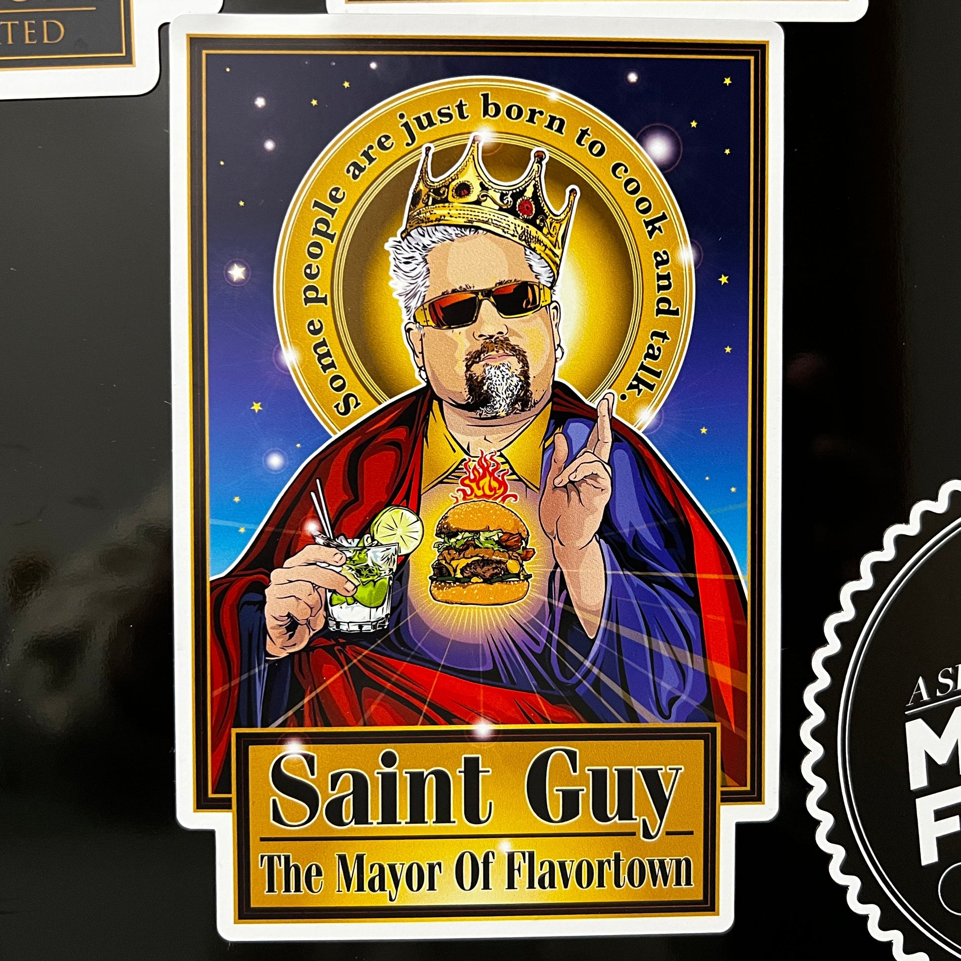 Saint Guy The Mayor of Flavortown Magnet Cleaverandblade.com