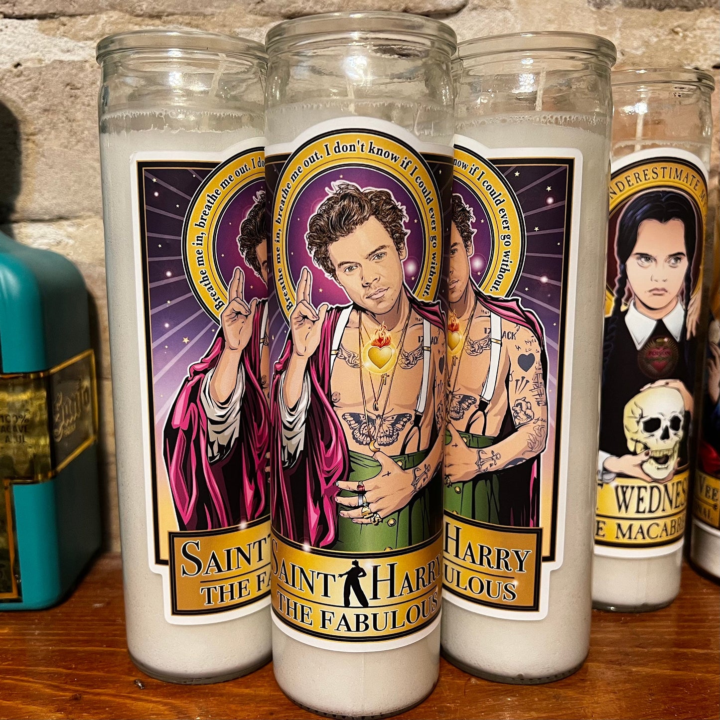 Saint Harry The Fabulous  Candle Cleaverandblade.com