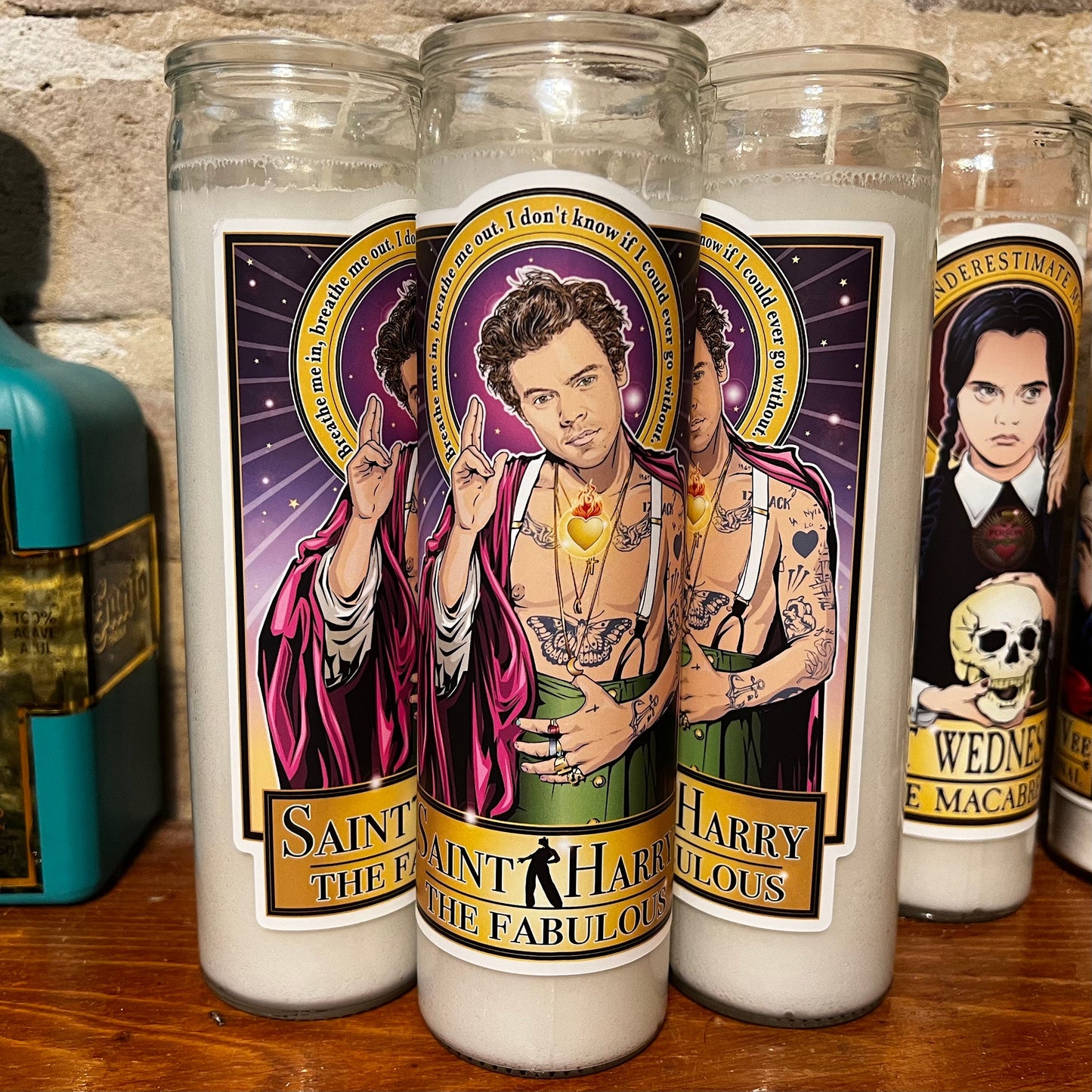 Saint Harry The Fabulous  Candle Cleaverandblade.com