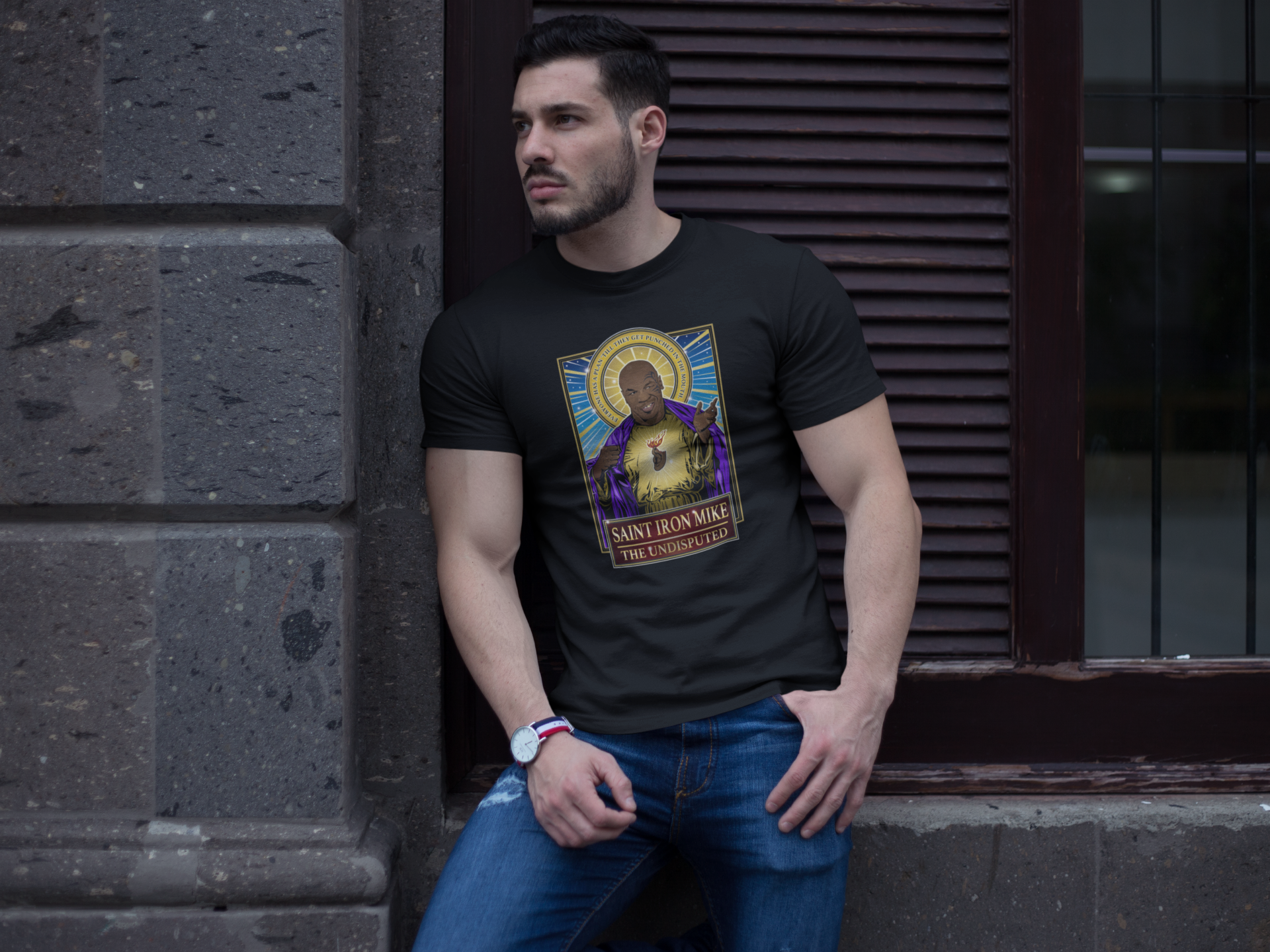Saint Iron Mike T-Shirt Cleaverandblade.com