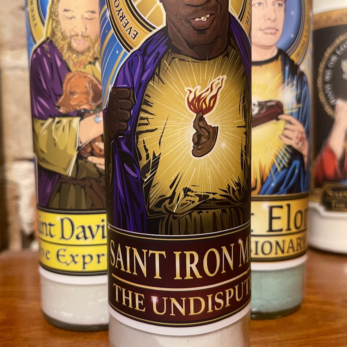 Saint Iron Mike The Undisputed Candle Cleaverandblade.com