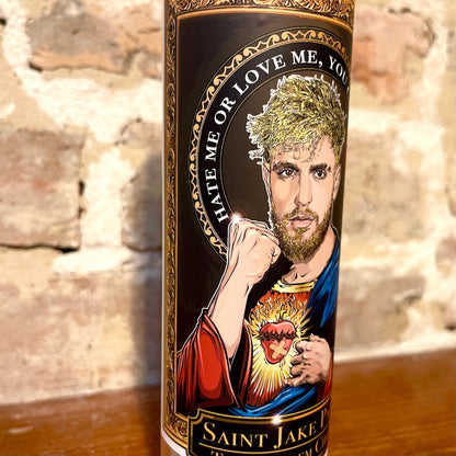 Saint Jake Paul The Problem Child Candle Cleaverandblade.com