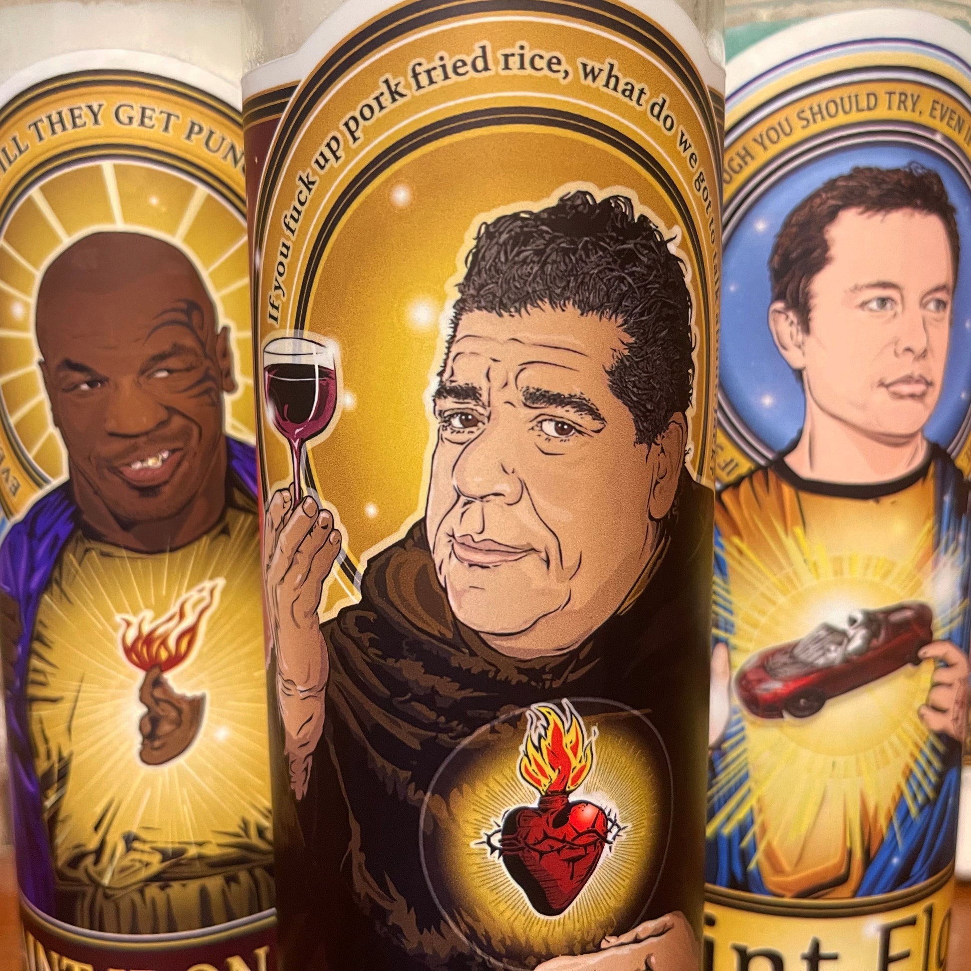 Saint Joey The Hilarious Candle Cleaverandblade.com