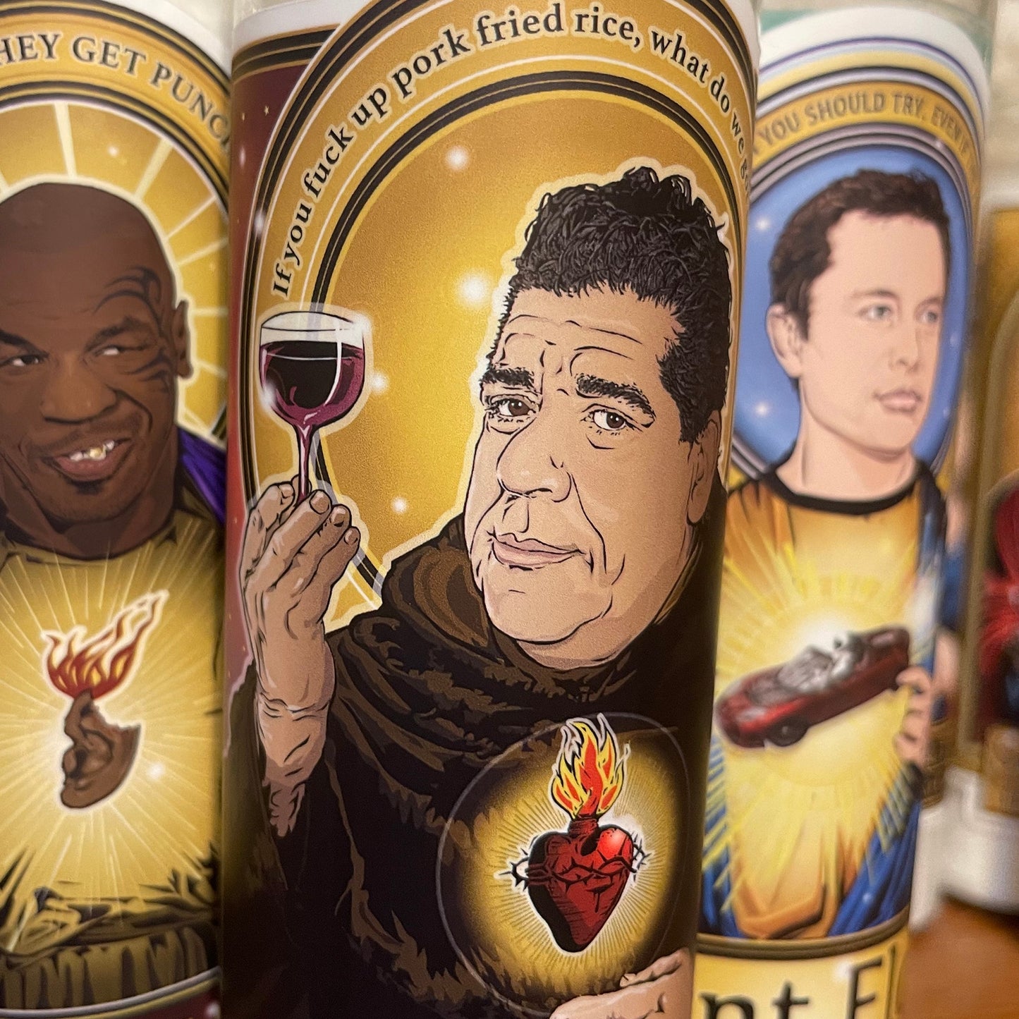 Saint Joey The Hilarious Candle Cleaverandblade.com