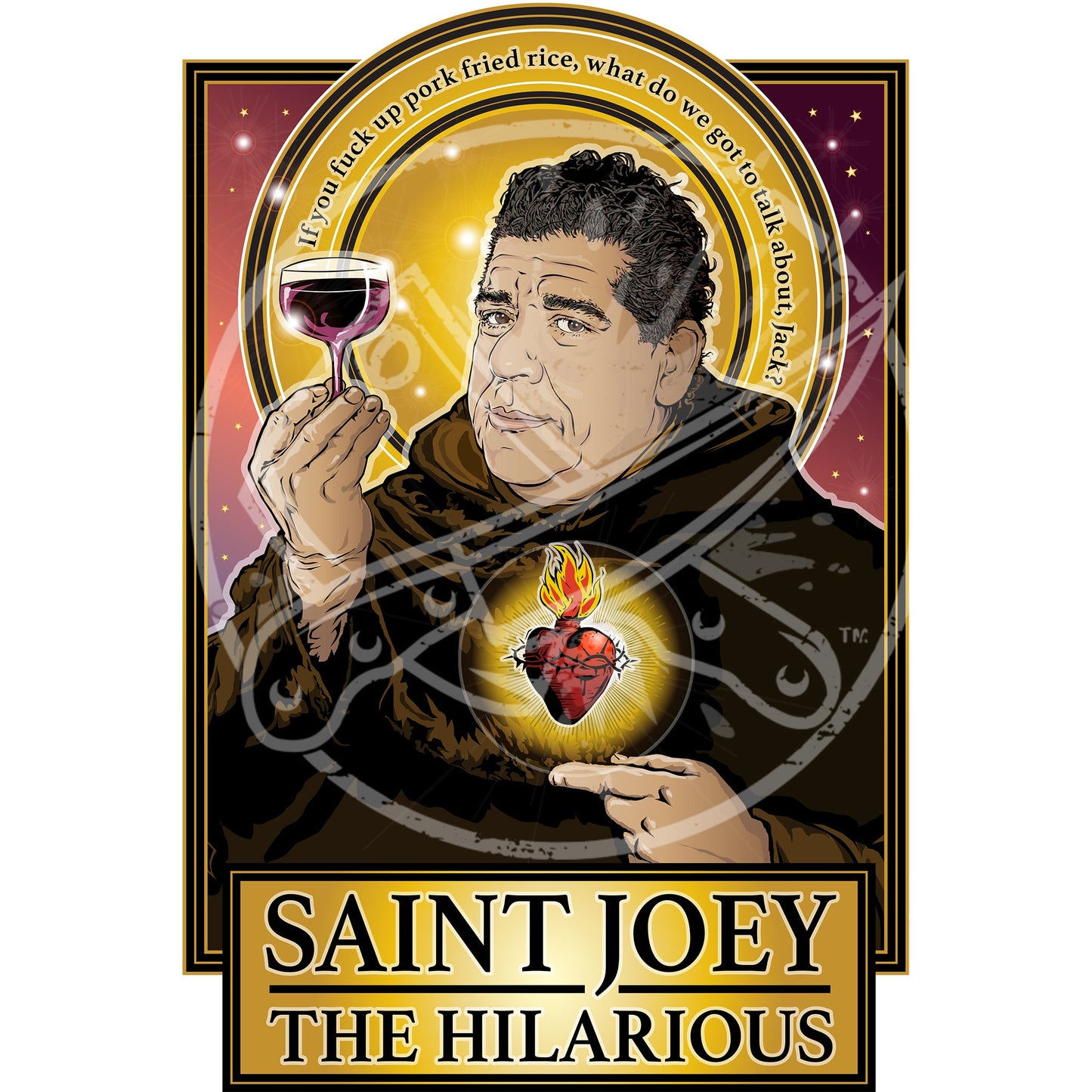 Saint Joey The Hilarious Poster Cleaverandblade.com
