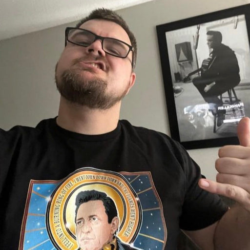 Saint Johnny The Man in Black Shirt Cleaverandblade.com