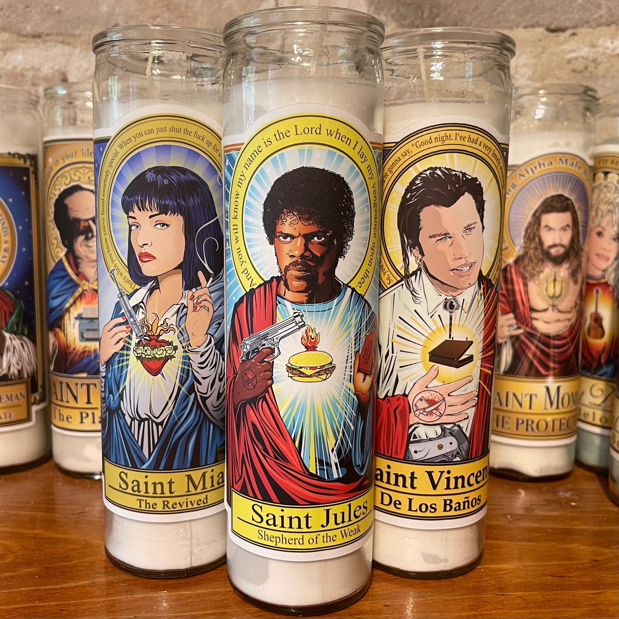 Saint Jules Shepherd of the Weak Candle Cleaverandblade.com