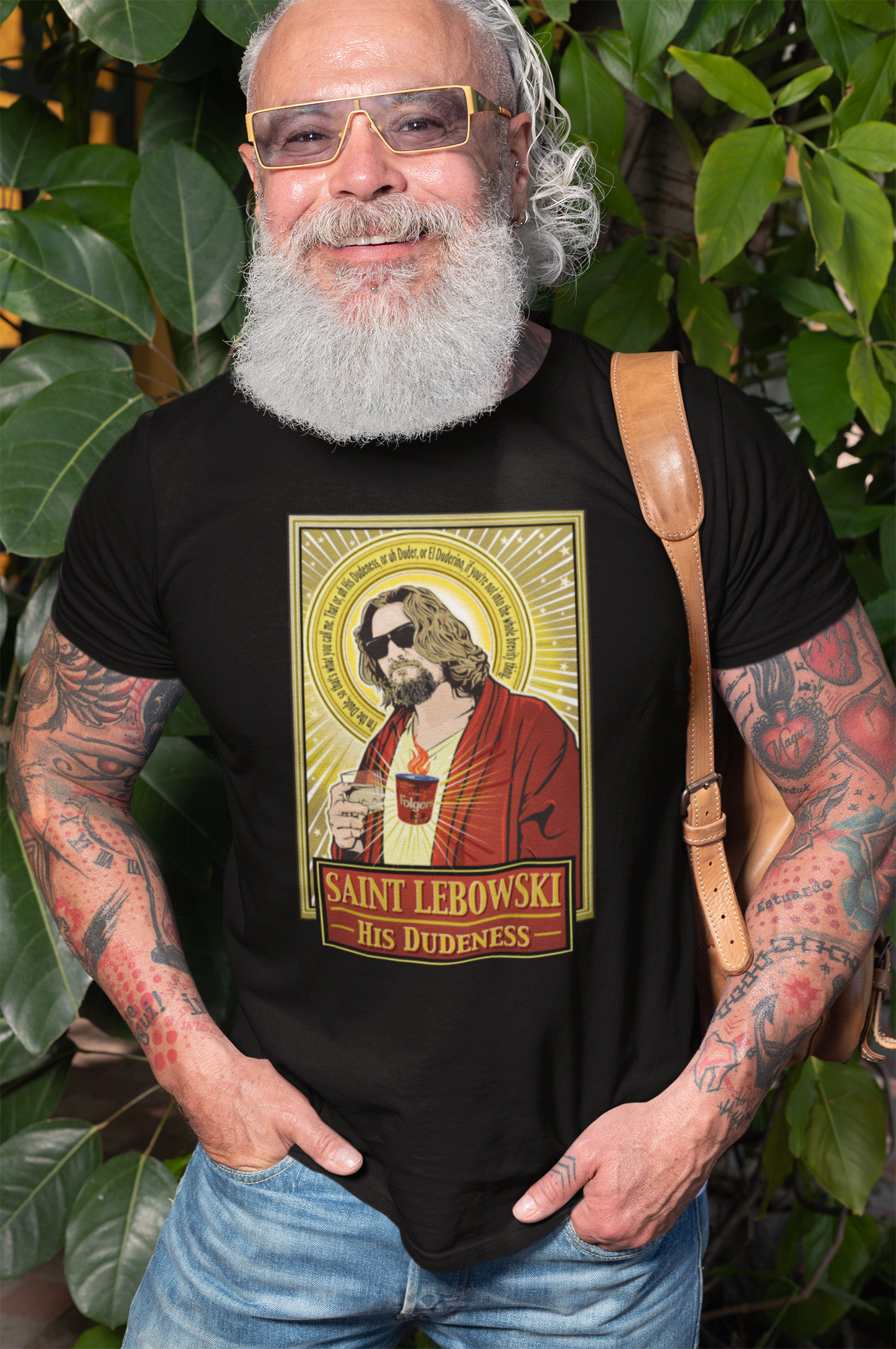 Saint Lebowski T-Shirt Cleaverandblade.com