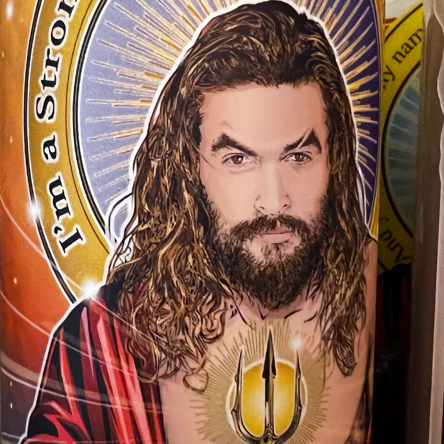 Saint Momoa The Protector Candle Cleaverandblade.com