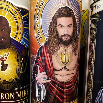 Saint Momoa The Protector Candle Cleaverandblade.com