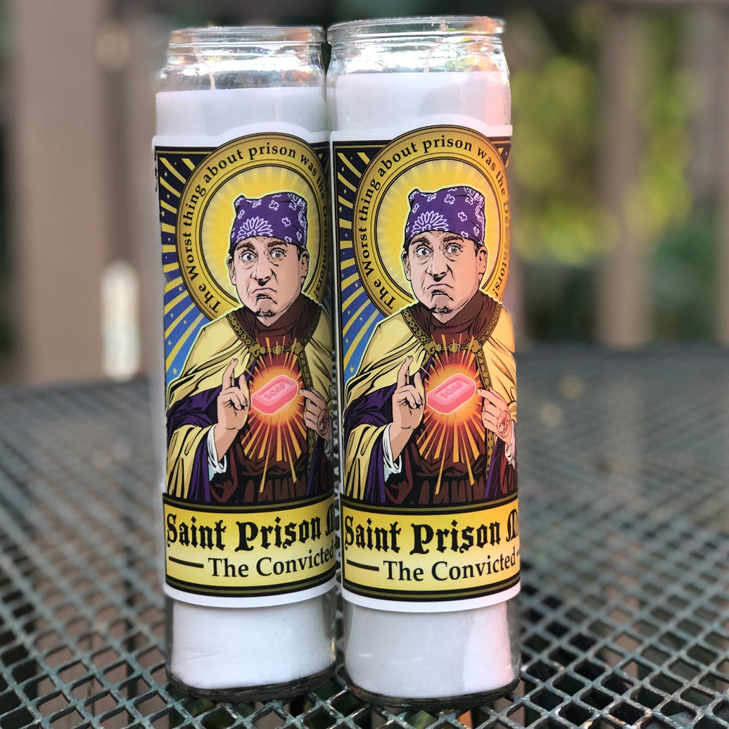 Saint Prison Mike Candle Cleaverandblade.com