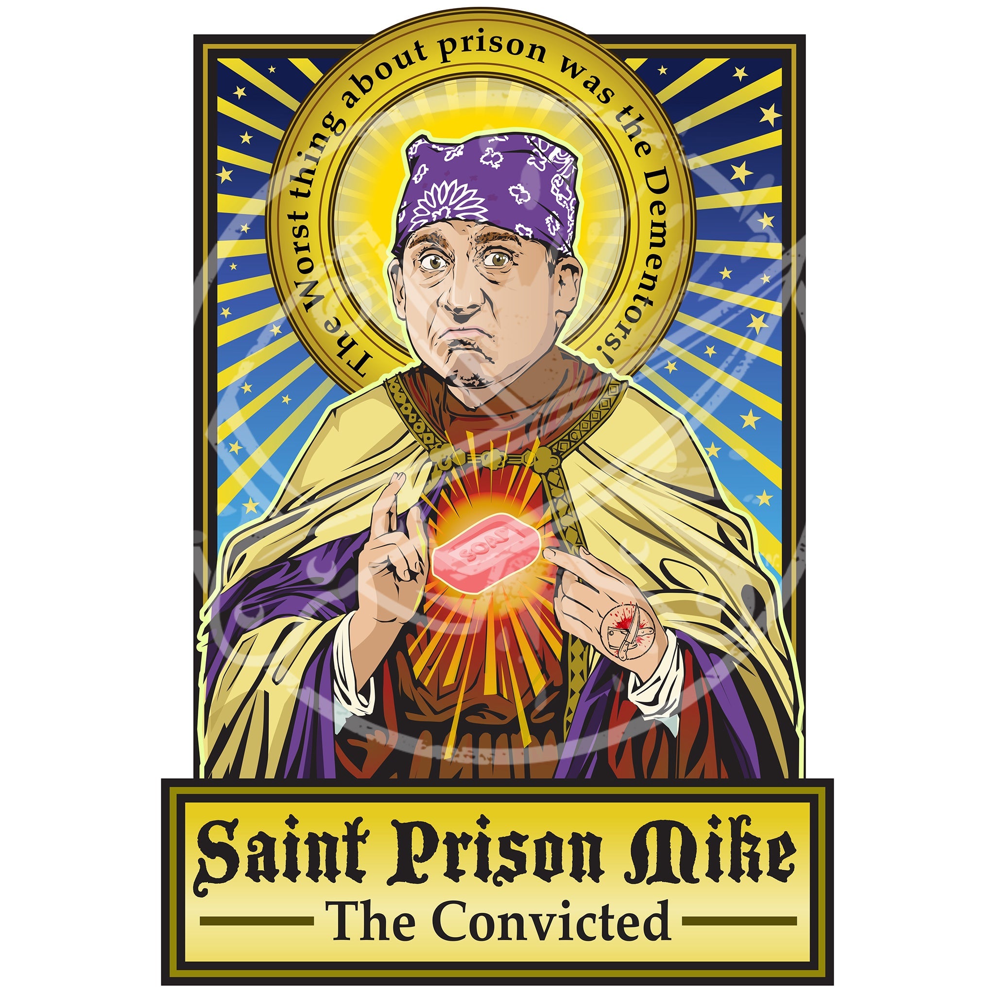 Saint Prison Mike Poster – Cleaverandblade.com