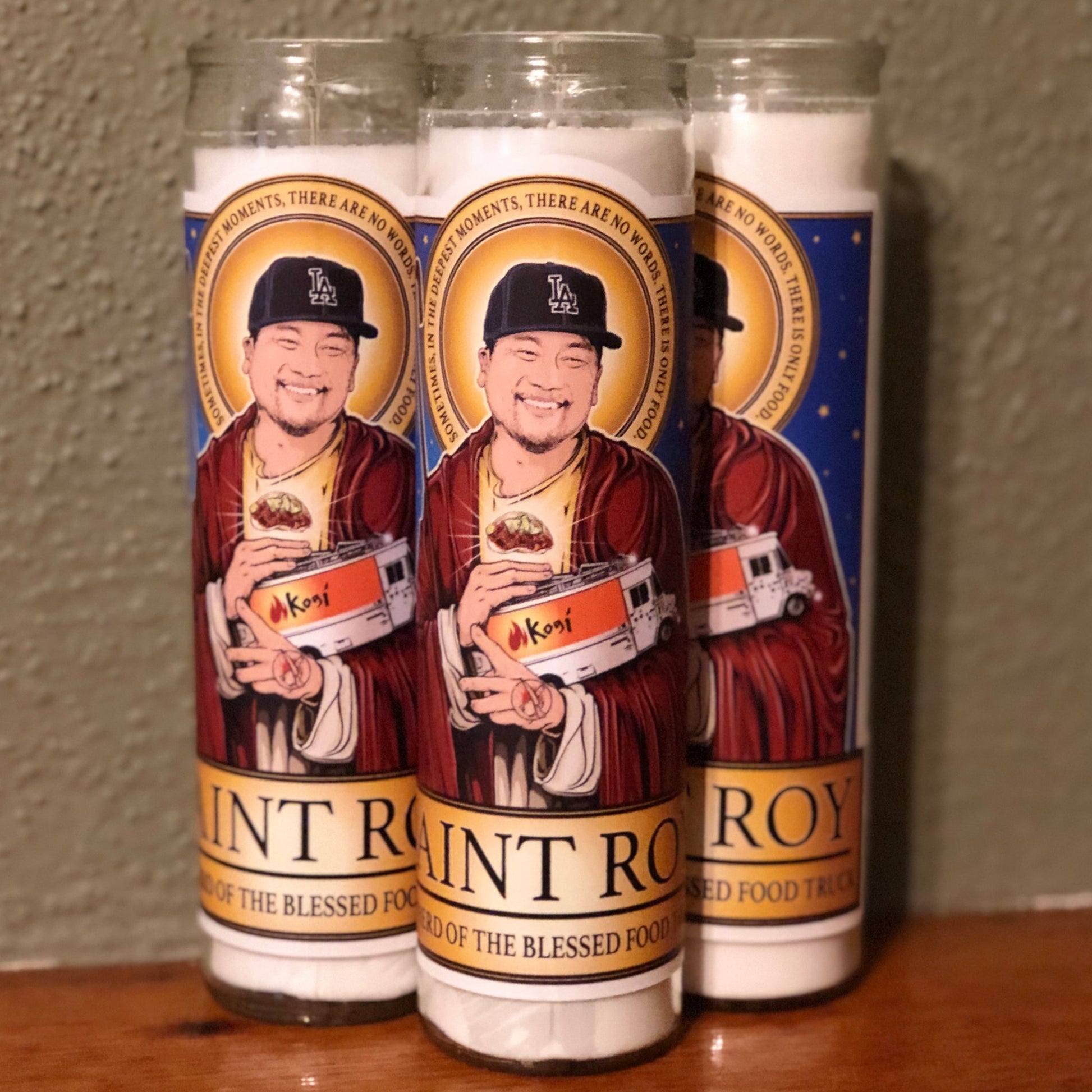 Saint Roy Candle Cleaverandblade.com