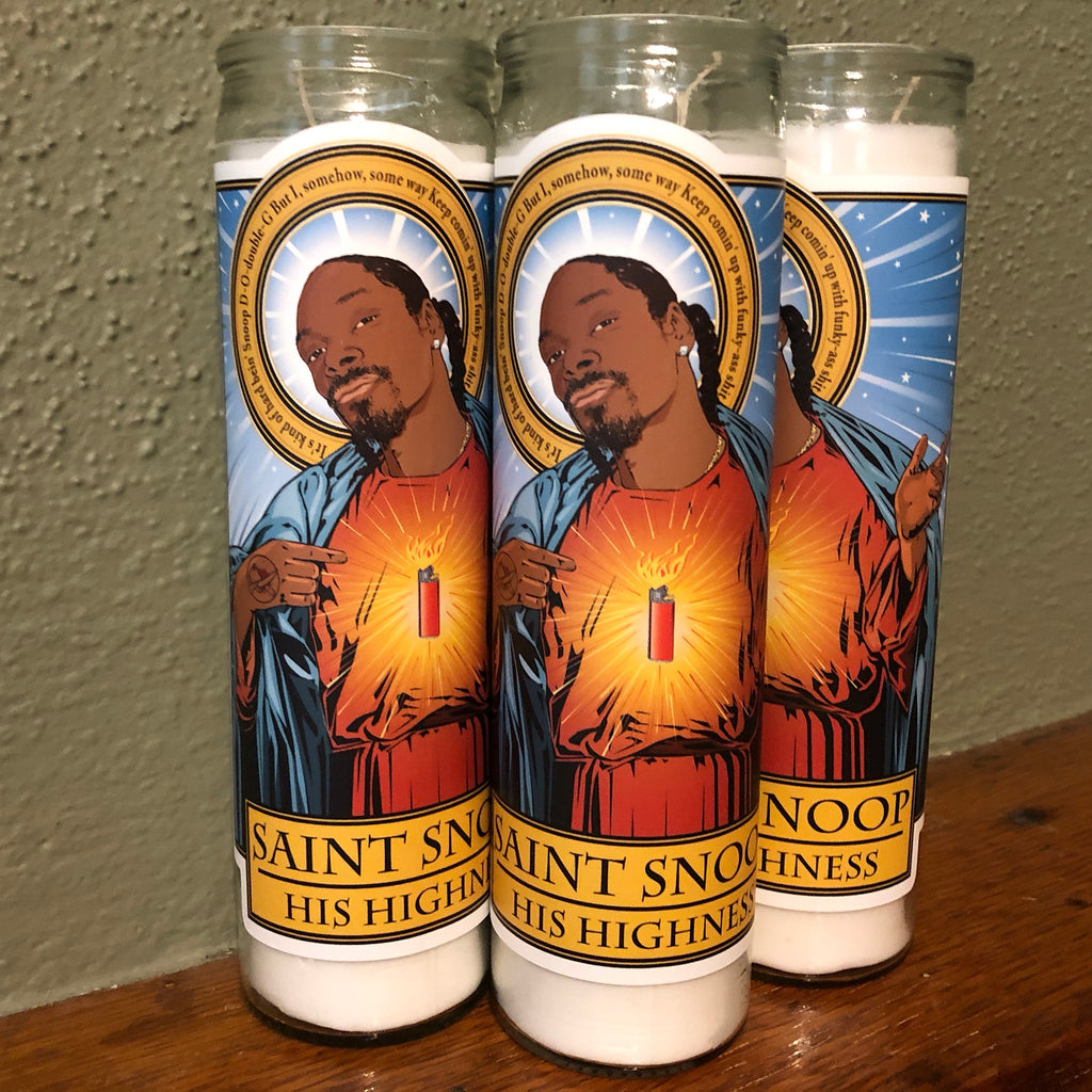 Saint Snoop-His Highness Candle Cleaverandblade.com