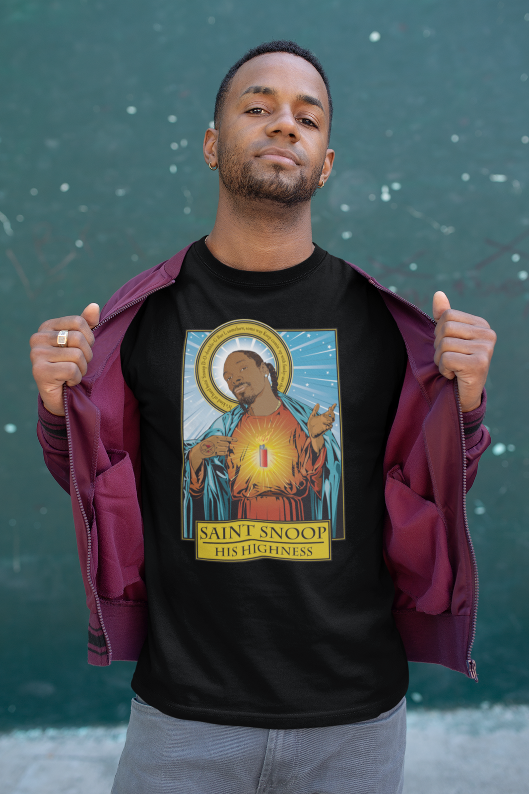 image Saint Snoop T-Shirt Cleaverandblade.com