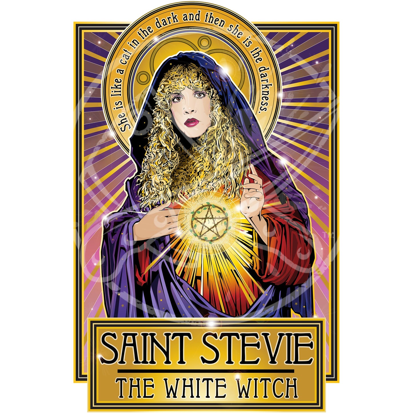 Saint Stevie The White Witch Poster Cleaverandblade.com