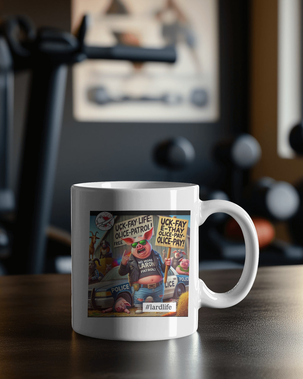 Pig Latin NWA Style Lard Life Mug