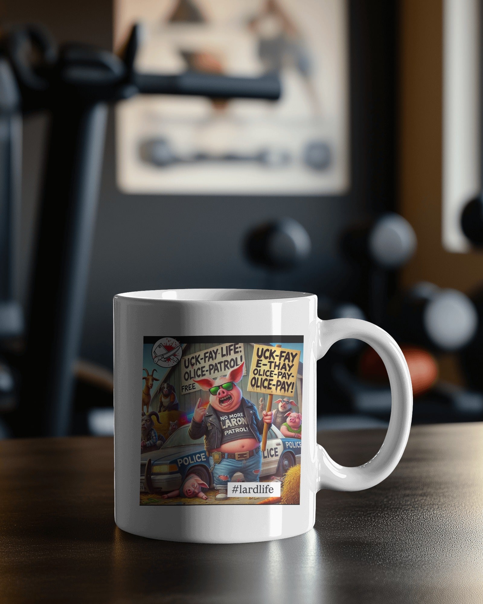 Pig Latin NWA Style Lard Life Mug