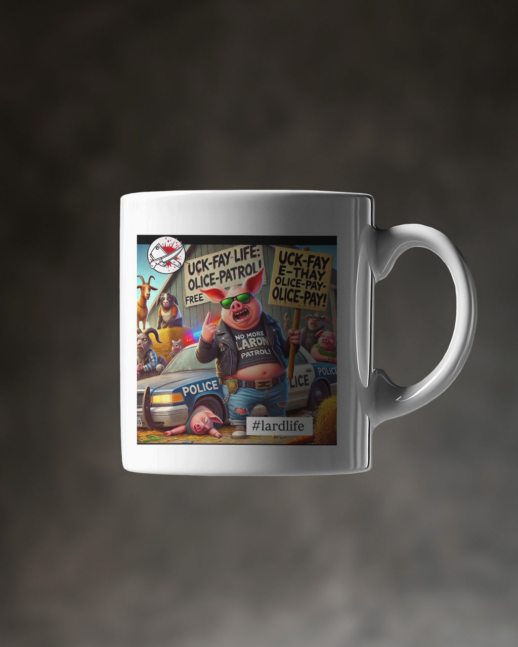 Pig Latin NWA Style Lard Life Mug