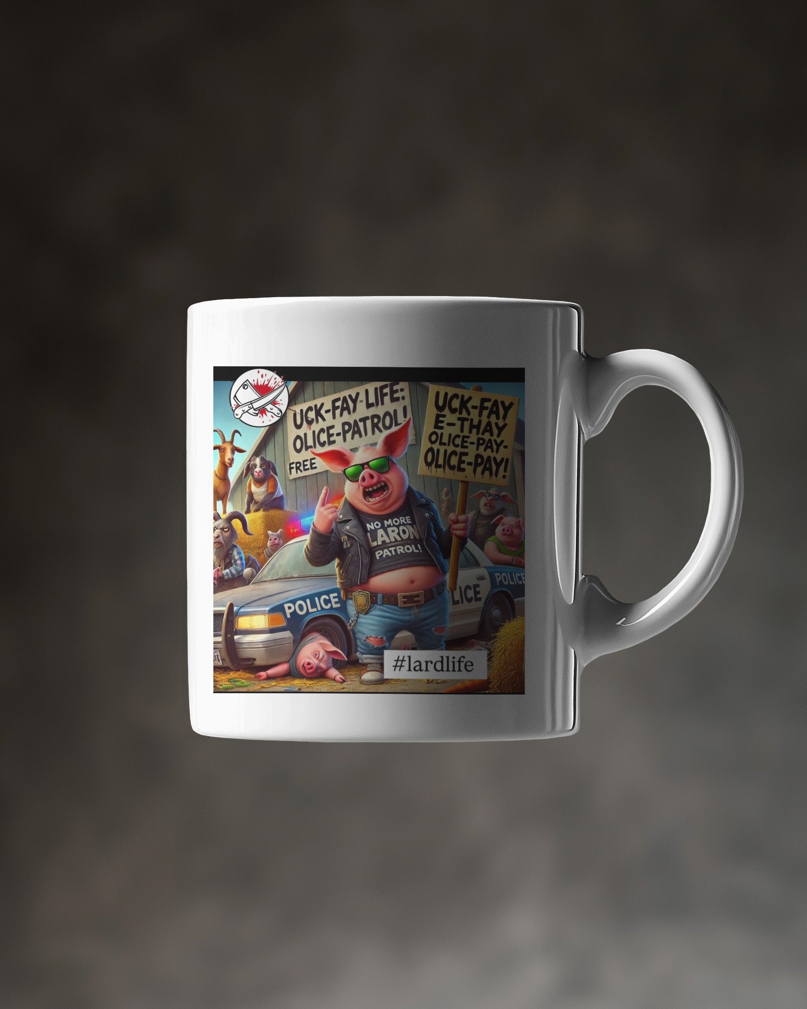 Pig Latin NWA Style Lard Life Mug