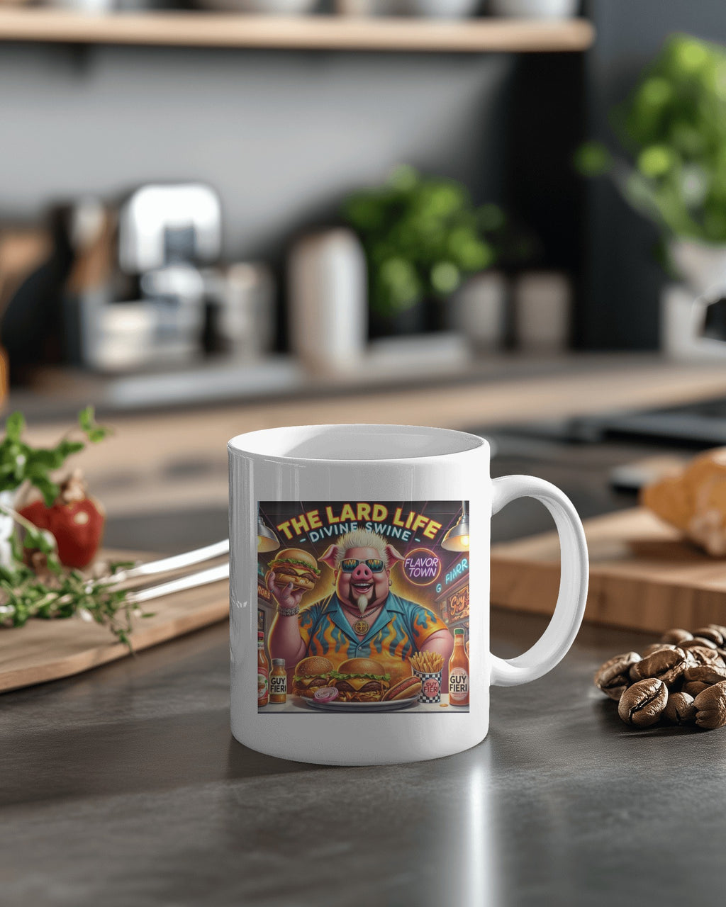 Hog Fieri Pug Mug