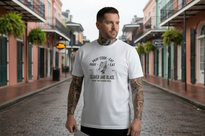 Cleaver & Blade™ “Pray • Cook • Eat” T-Shirt™