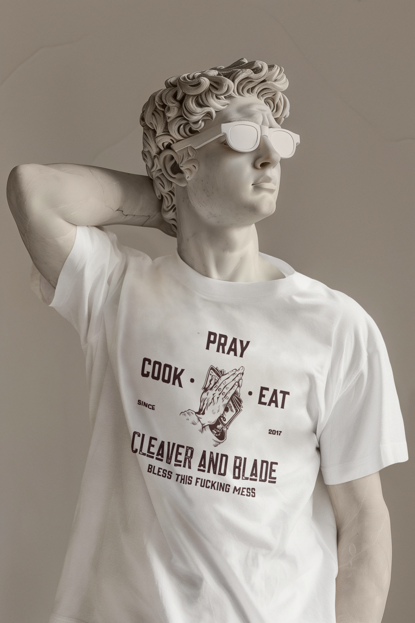 Cleaver & Blade™ “Pray • Cook • Eat” T-Shirt™