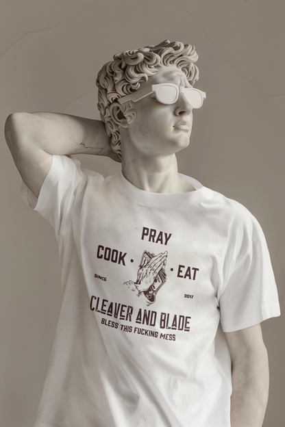 Cleaver & Blade™ “Pray • Cook • Eat” T-Shirt™