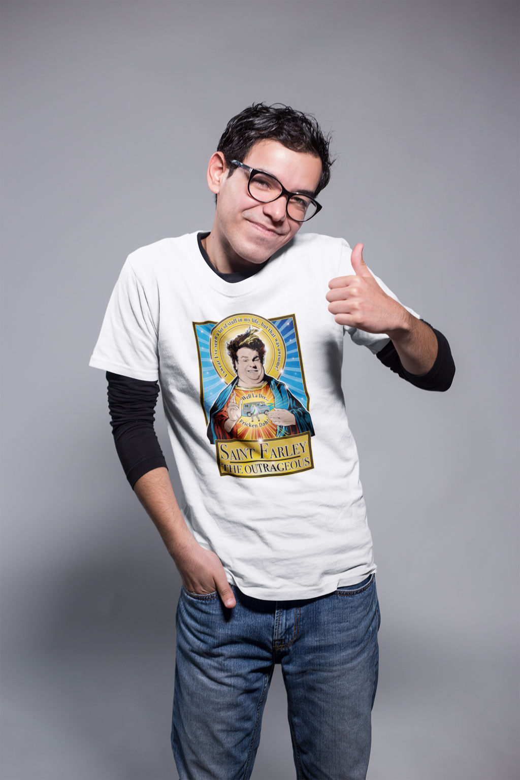 Saint Farley The Outrageous T-Shirt