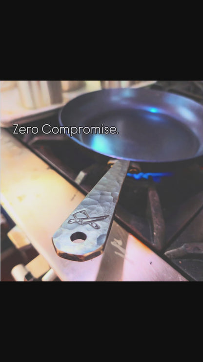 Cleaver & Blade Country Skillet – Hand Forged Steel Pan USA | The Foundry Series