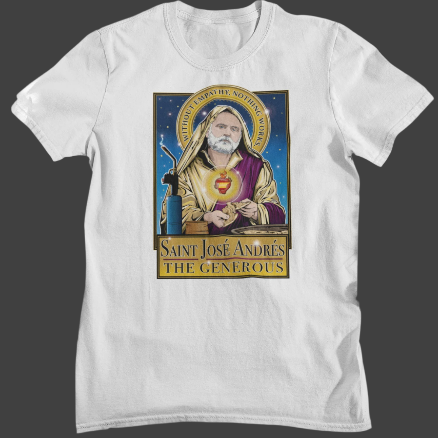 Saint Jose Andres The Generous White T-Shirt