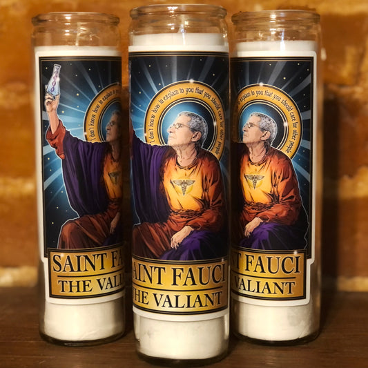 Saint Fauci The Valiant Candle-Candles-Cleaverandblade.com