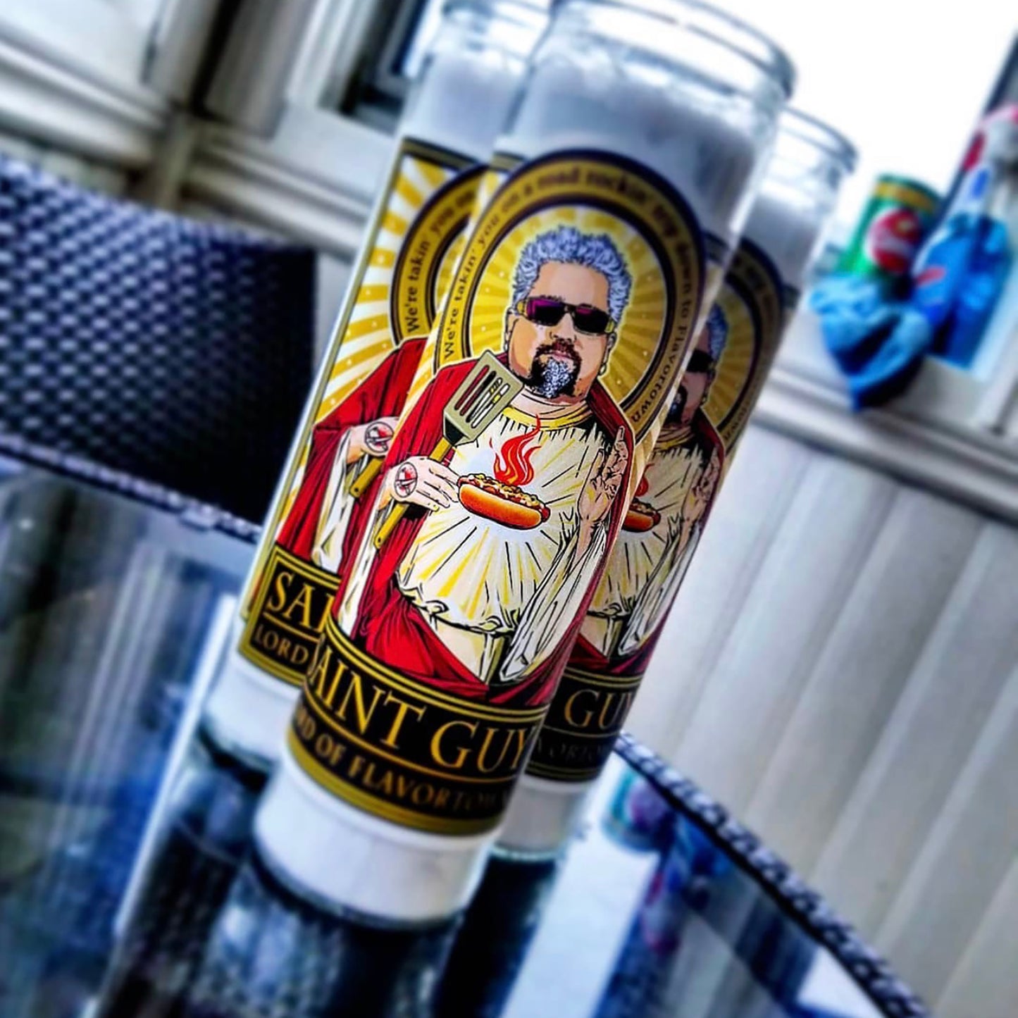 Saint Guy Lord of Flavortown Candle-Candles-Cleaverandblade.com