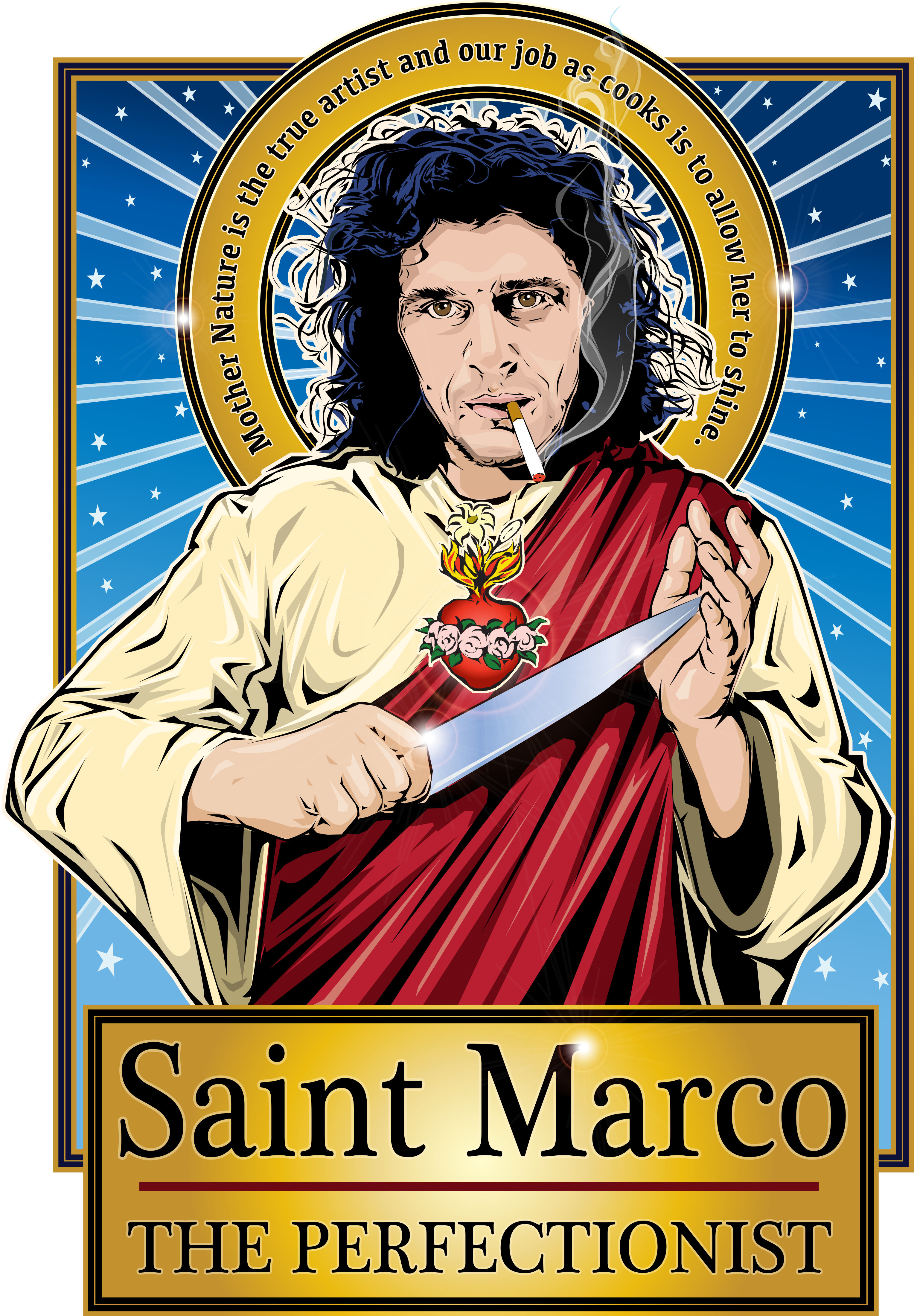 Saint Marco The Perfectionist Poster-Posters-Cleaverandblade.com