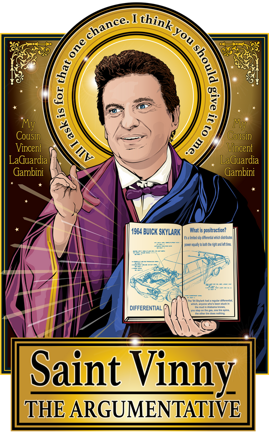 Saint Vinny The Argumentative Poster Cleaverandblade.com