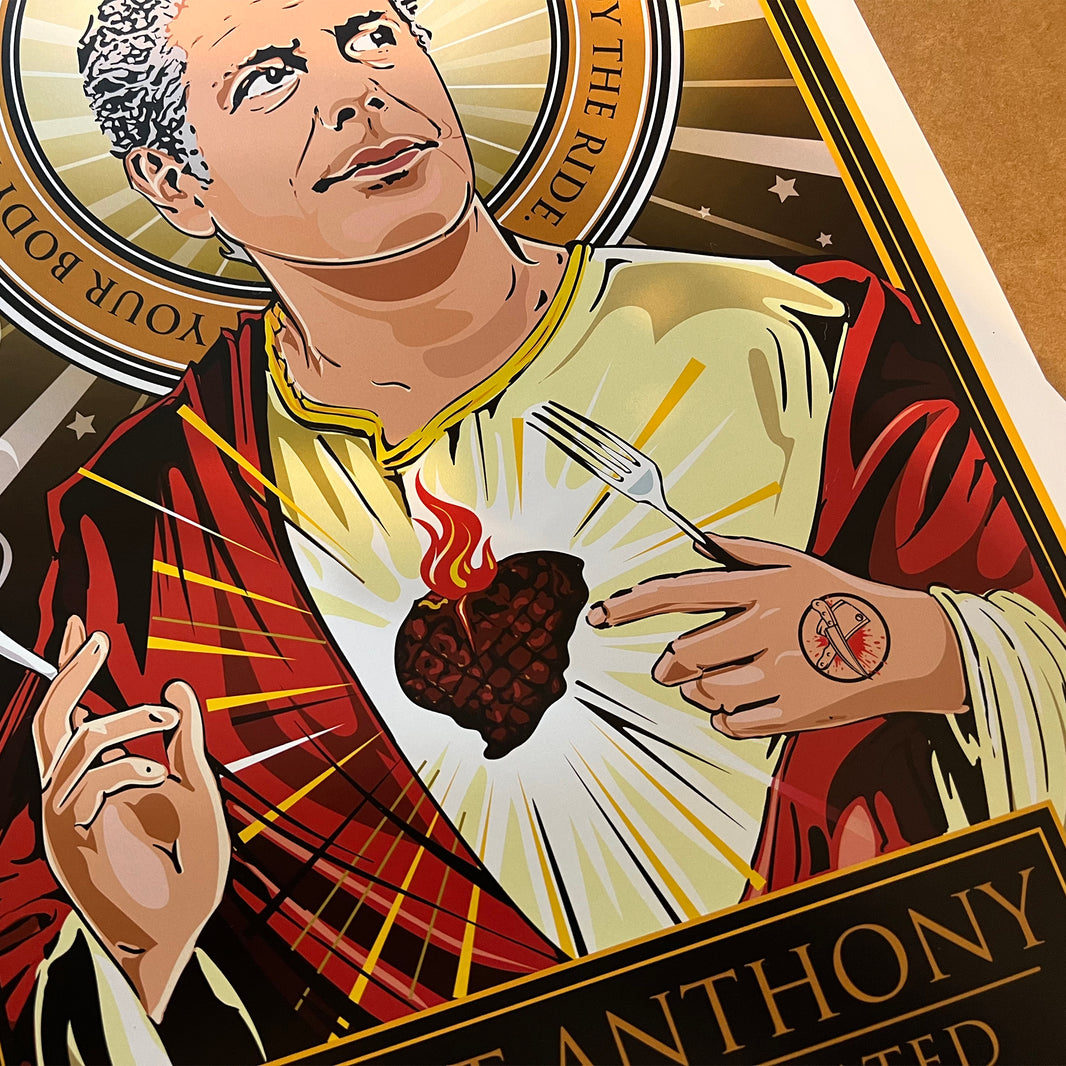 image Saint Anthony the Opinionated Poster Cleaverandblade.com