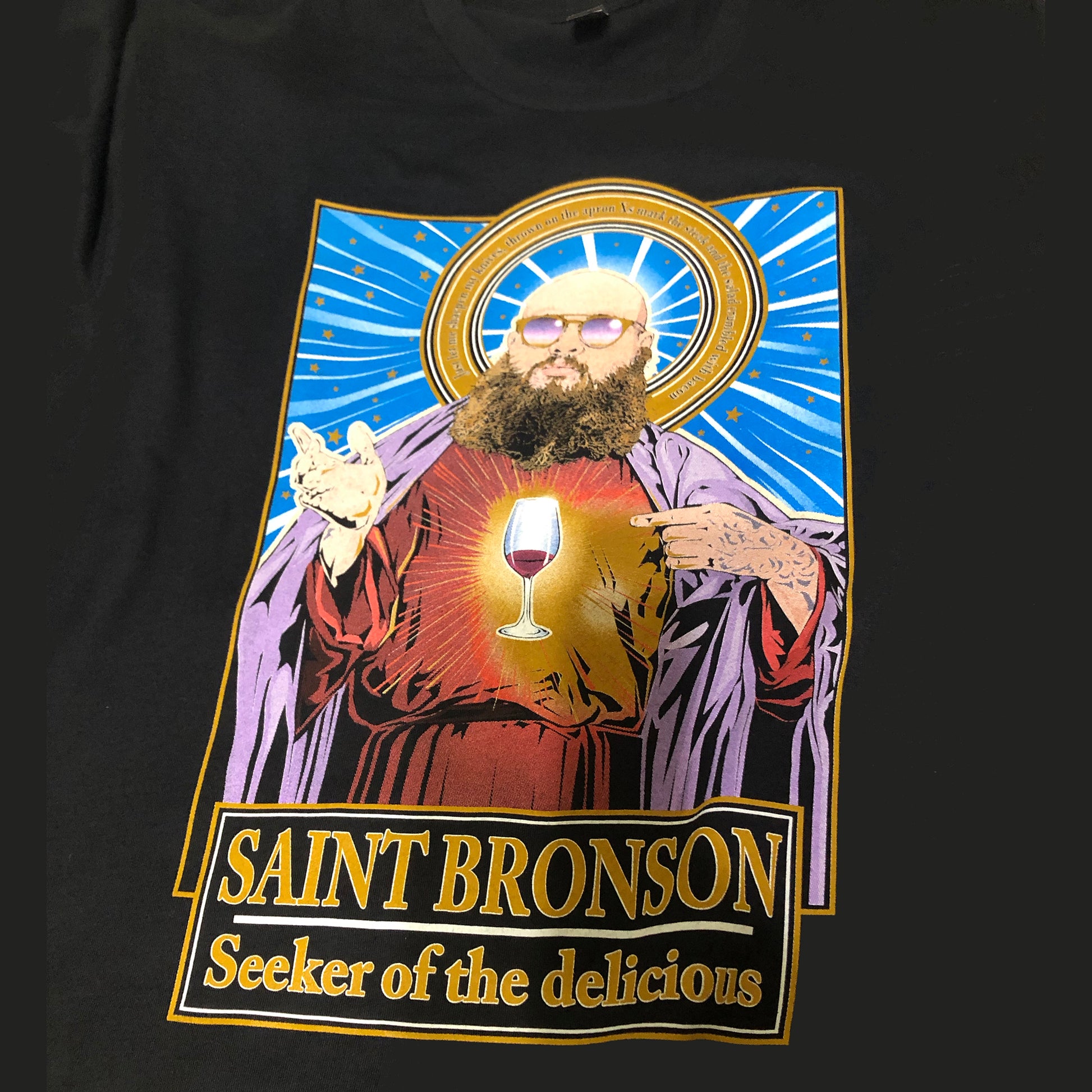 Saint Bronson Seeker of the Delicious NY T-Shirt-T-Shirts-Cleaverandblade.com