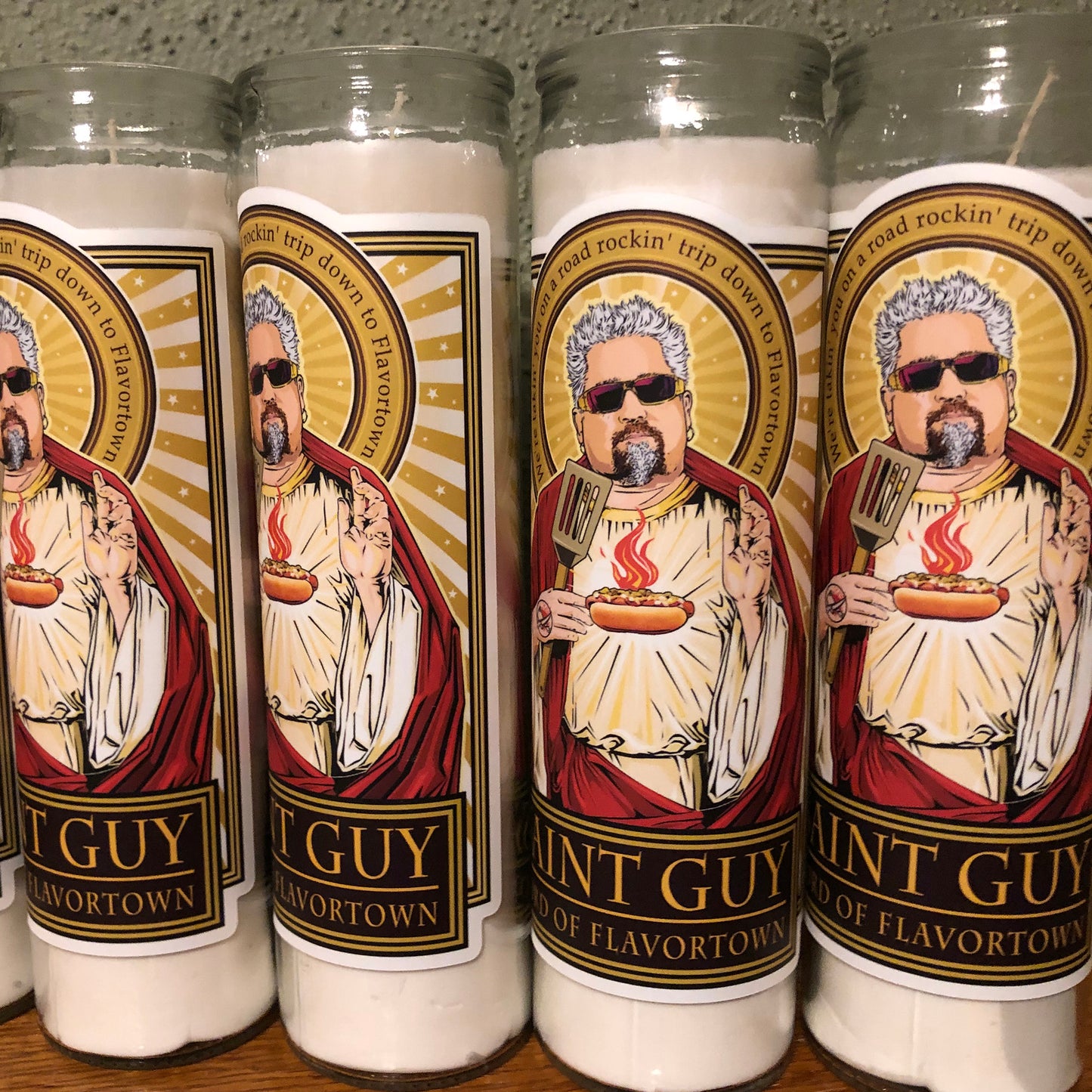 Saint Guy Lord of Flavortown Candle-Candles-Cleaverandblade.com
