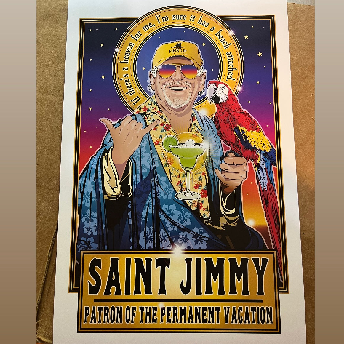 Saint Jimmy Patron of the Permanent Vacation Poster Cleaverandblade.com
