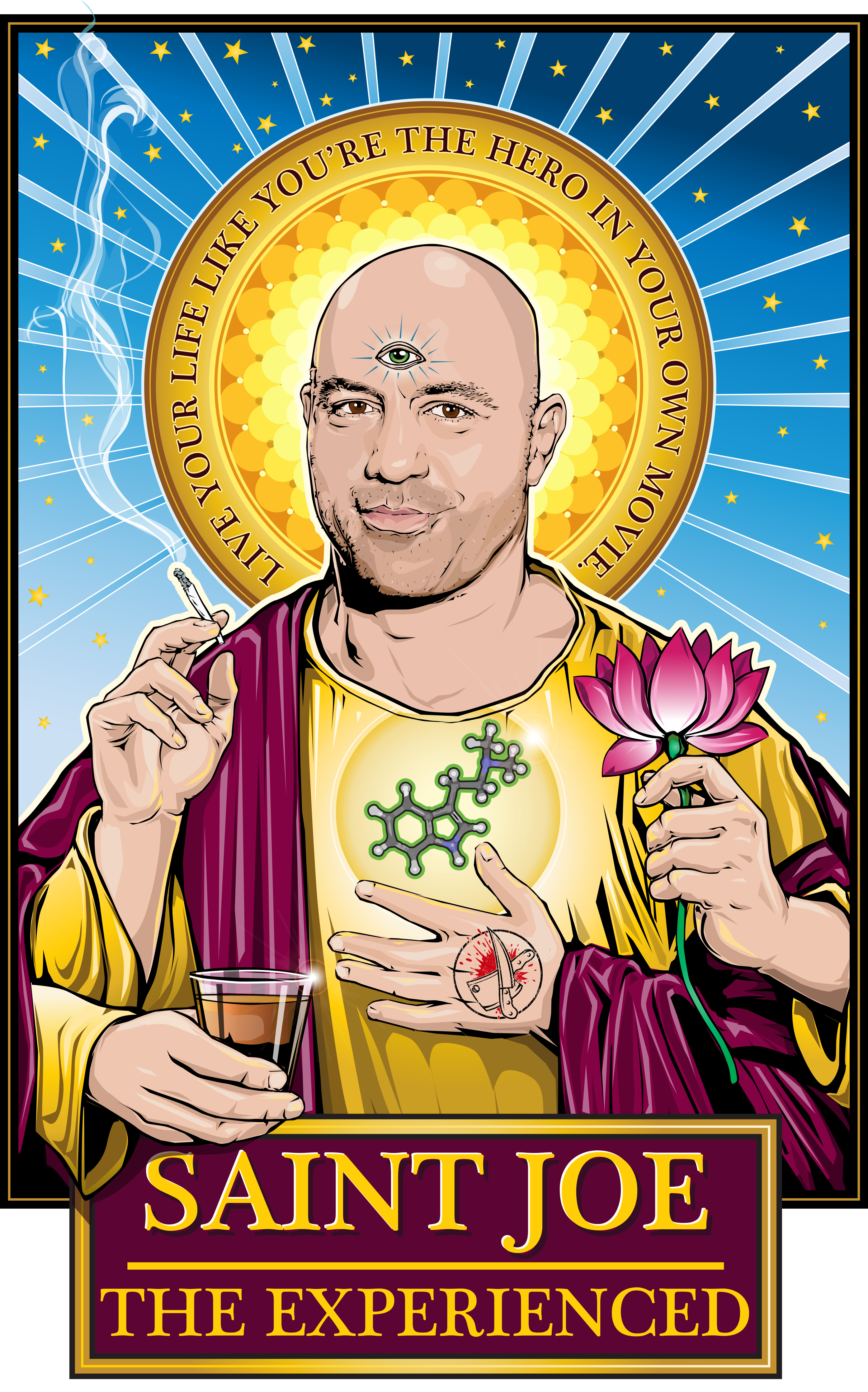 Saint Joe the Experienced Poster-Posters-Cleaverandblade.com