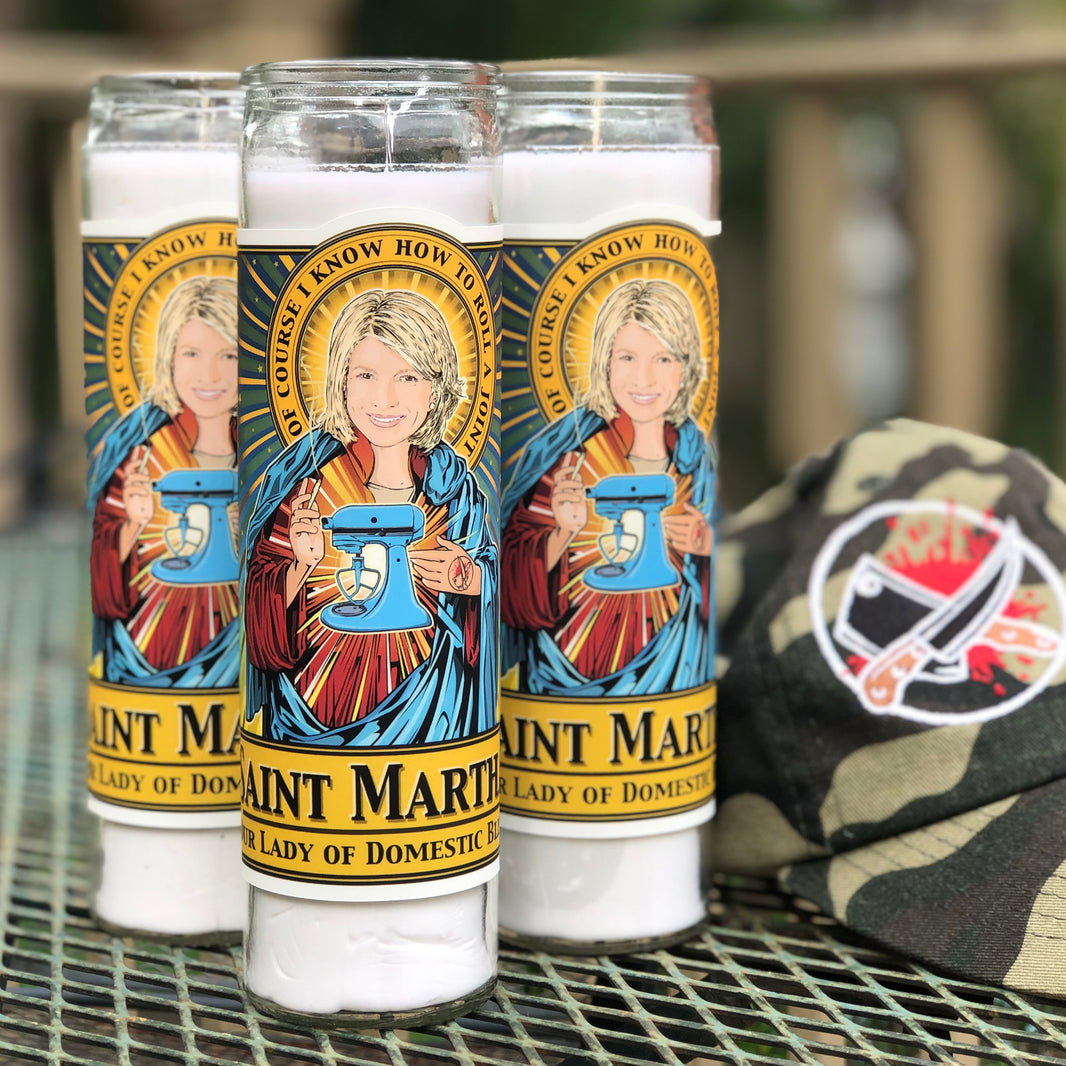image Saint Martha Our Lady of Domestic Bliss Candle-Candles-Cleaverandblade.com