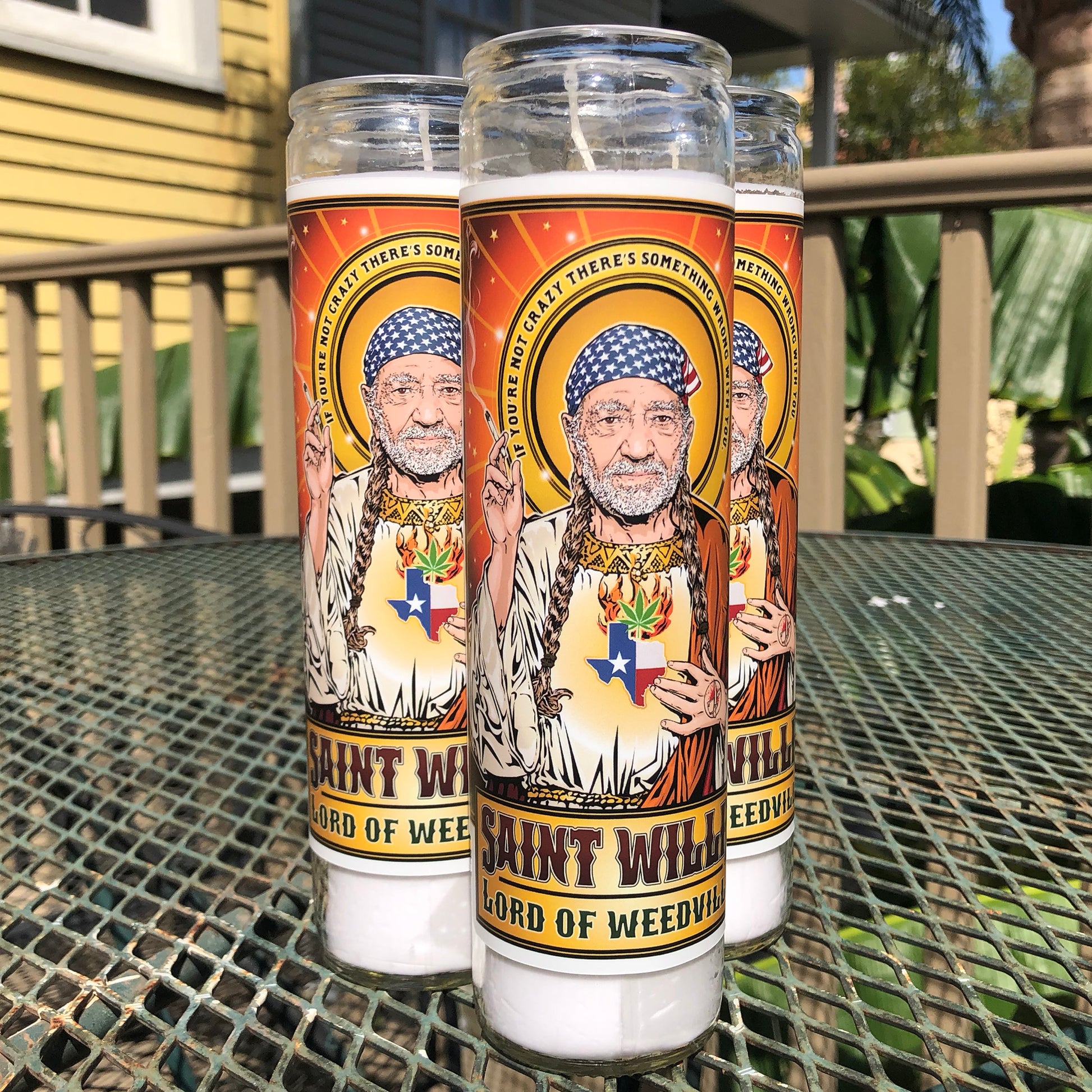 Saint Willie Lord of Weedville Candle-Candles-Cleaverandblade.com